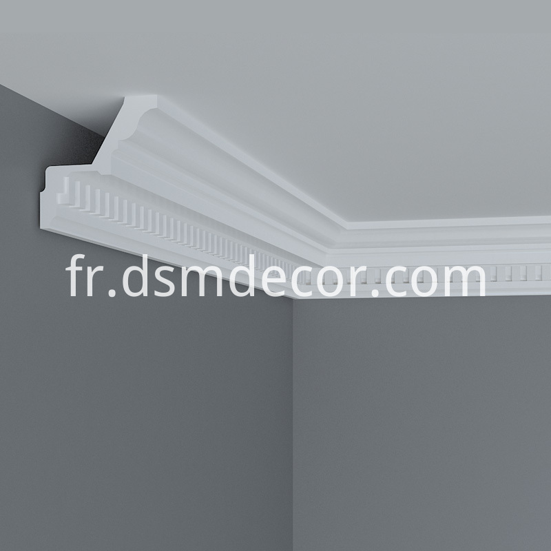 Moulure de corniche dentelée Dentil Cornice Moulding